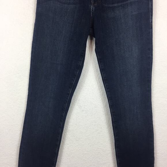 Frame Le Skinny De Jeanne Mid Rise Dark Wash Skinny Jeans Size 26 Y2K 90s - Picture 8 of 12
